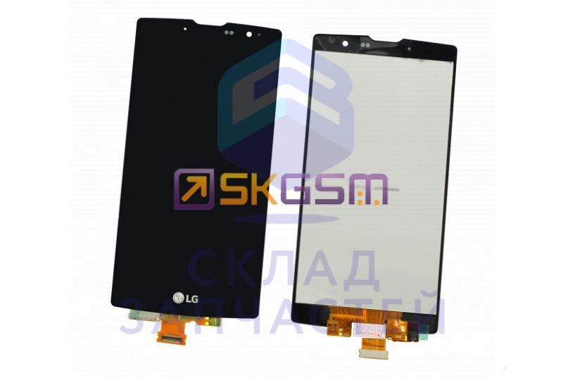 Дисплей в сборе с сенсорной панелью (цвет - Black) , аналог для LG H502 MAGNA