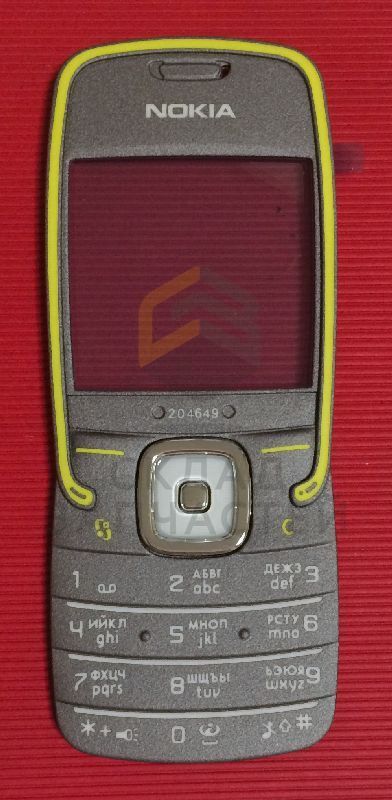 Клавиатура  набора номера c защитным стеклом дисплея (Light Grey), оригинал Nokia 9799352