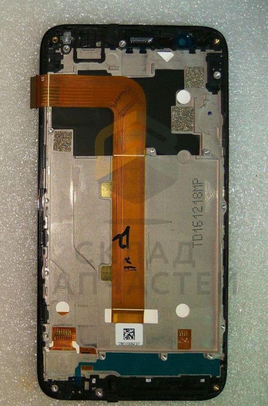 Модуль дисплея (передняя корпусная рамка + дисплей + сенсор) парт номер SCA1FQ0A1030 для Alcatel 5051D