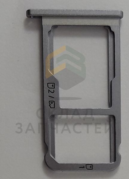 Контейнер Сим-карты, серый для ZTE Axon 7 mini/ZTE