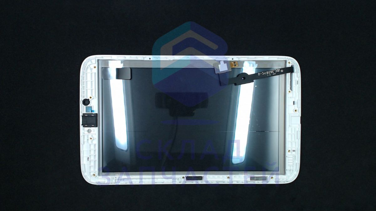 Передняя панель в сборе с сенсорным стеклом (тачскрином) (White) для Alcatel P330X