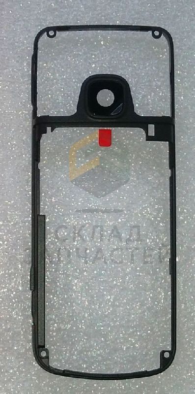 Рама корпуса с защитным стеклом камеры (Mat Black) для Nokia 6700 Classic