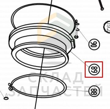 0020300657 Haier оригинал, манжета люка