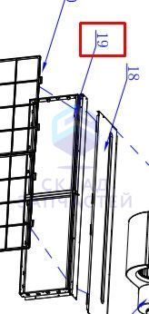 Изображение товара 0150830514 Haier оригинал, Рамка воздухозаборника