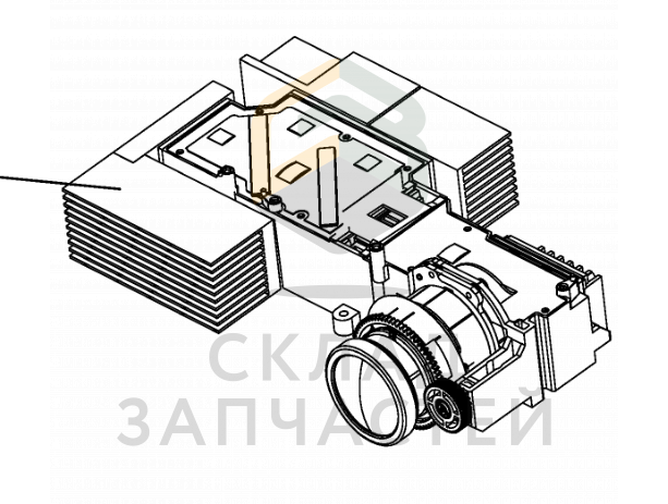Оптический блок в сборе для LG PA70G-JE.ARULLA