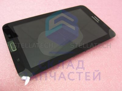 Дисплей (lcd) в сборе с сенсорным стеклом (тачскрином) (Black) для Samsung SM-T116