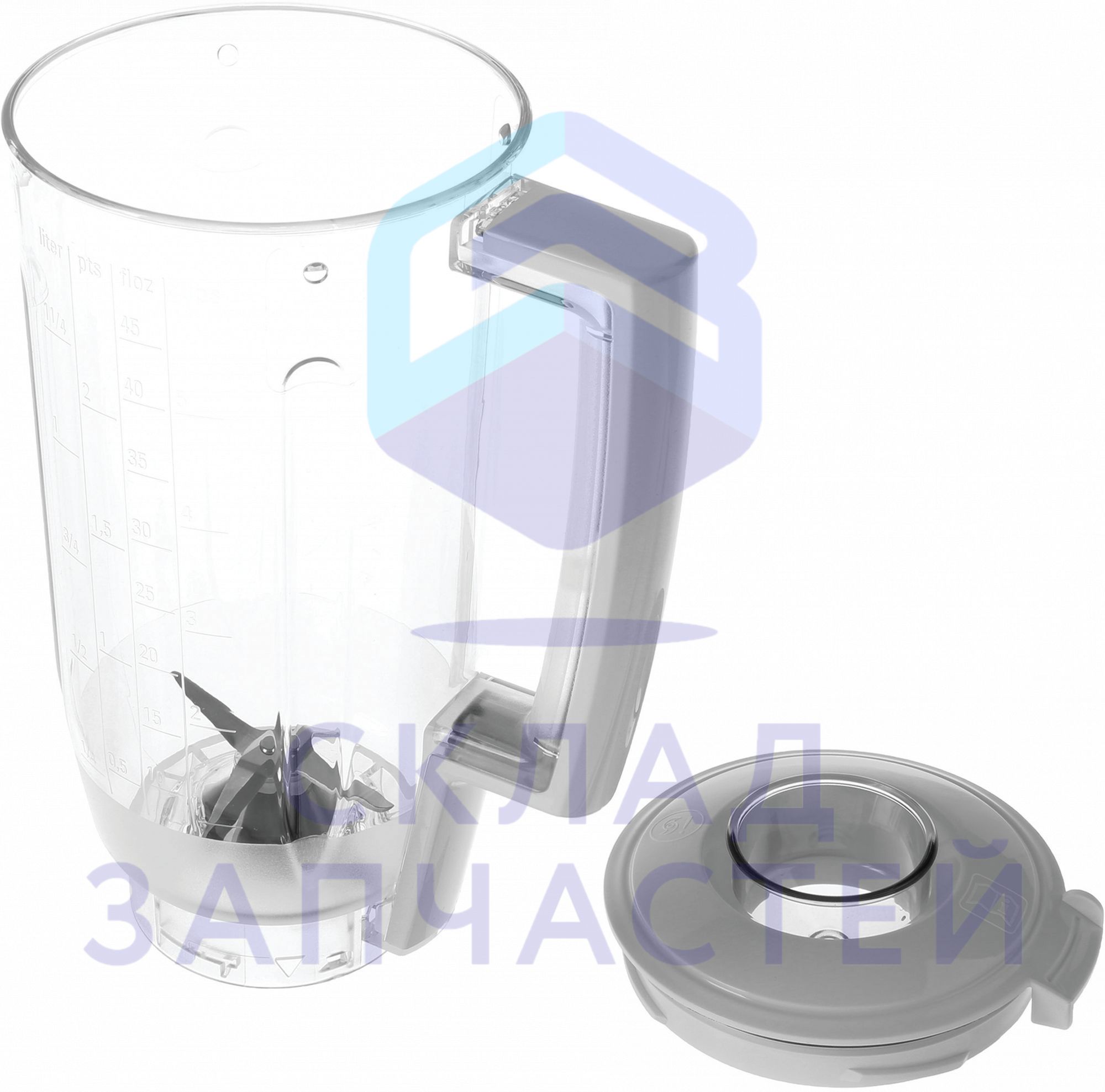 Пластиковый стакан блендера, в комплекте, объём 1,25 л, для MUM5.. для Bosch MUM52130/03