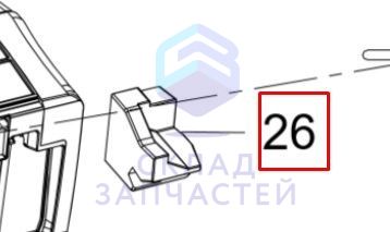 Подушка для левой панели для Haier AS052MNERAB (AAA2HGE4U00)