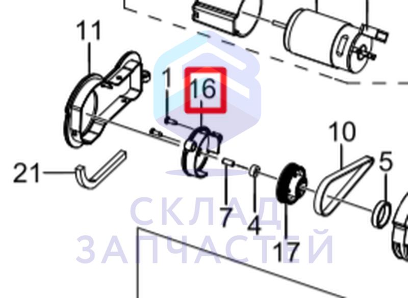 Крышка коробки передач для Samsung VS20R9048S3