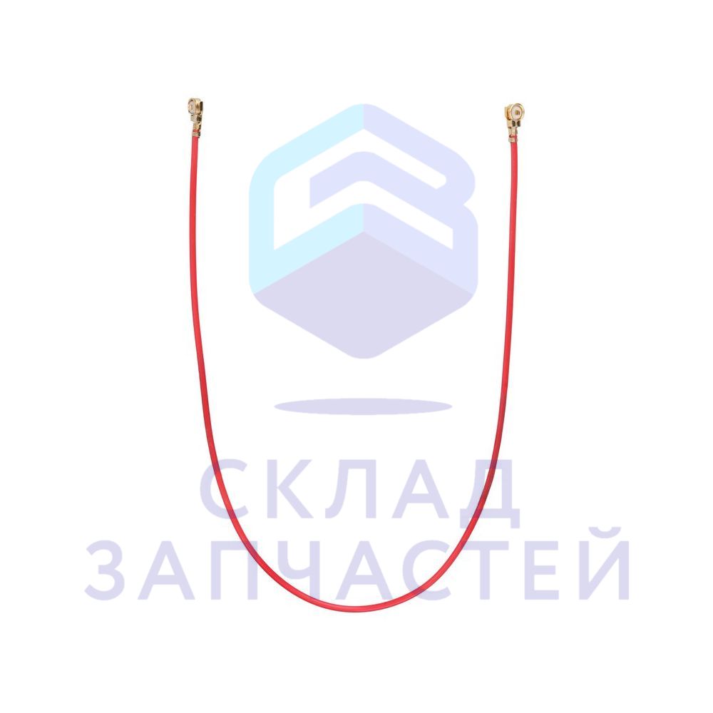 Изображение товара Оригинальный коаксиальный кабель Samsung GH39-02129A 112мм красный