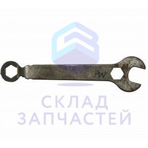 Ключ для регулировки высоты ножек, №17, изогнутый для Bosch WAXH2KL0SN/01