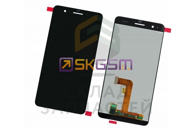 Дисплей в сборе с сенсорной панелью (цвет - Black), аналог для Huawei Honor 6 plus (D2PE-L00)