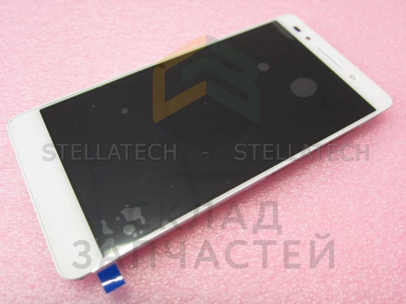 02350MFQ Huawei оригинал, дисплейный модуль в сборе с аккумулятором (white)