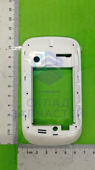 Задняя часть корпуса с кнопками и заглушками (Pearl White) для Samsung GT-S5670