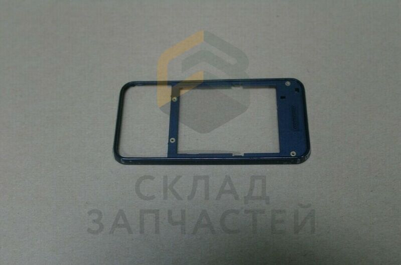 Передняя панель верхнего слайдера (без стекла) (Mirror Black) для Samsung GT-E2330