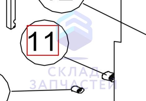 Отверстие для проводки 5 для Haier HC30D1VAR (AA5YN0E0100L)