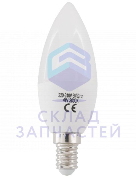 Лампа, E14 220V 4W 3000K для Zelmer ZEH62U151/01