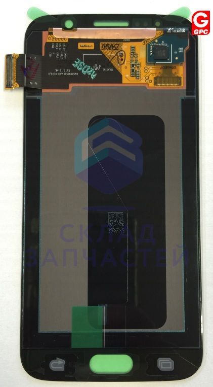 Дисплей (lcd) в сборе с сенсорным стеклом (тачскрином) (Black) для Samsung SM-G920X