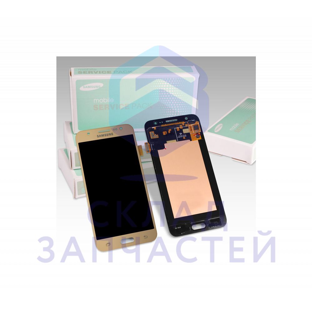 Дисплей (lcd) в сборе с сенсорным стеклом (тачскрином) (Black) для Samsung SM-J500H/DS