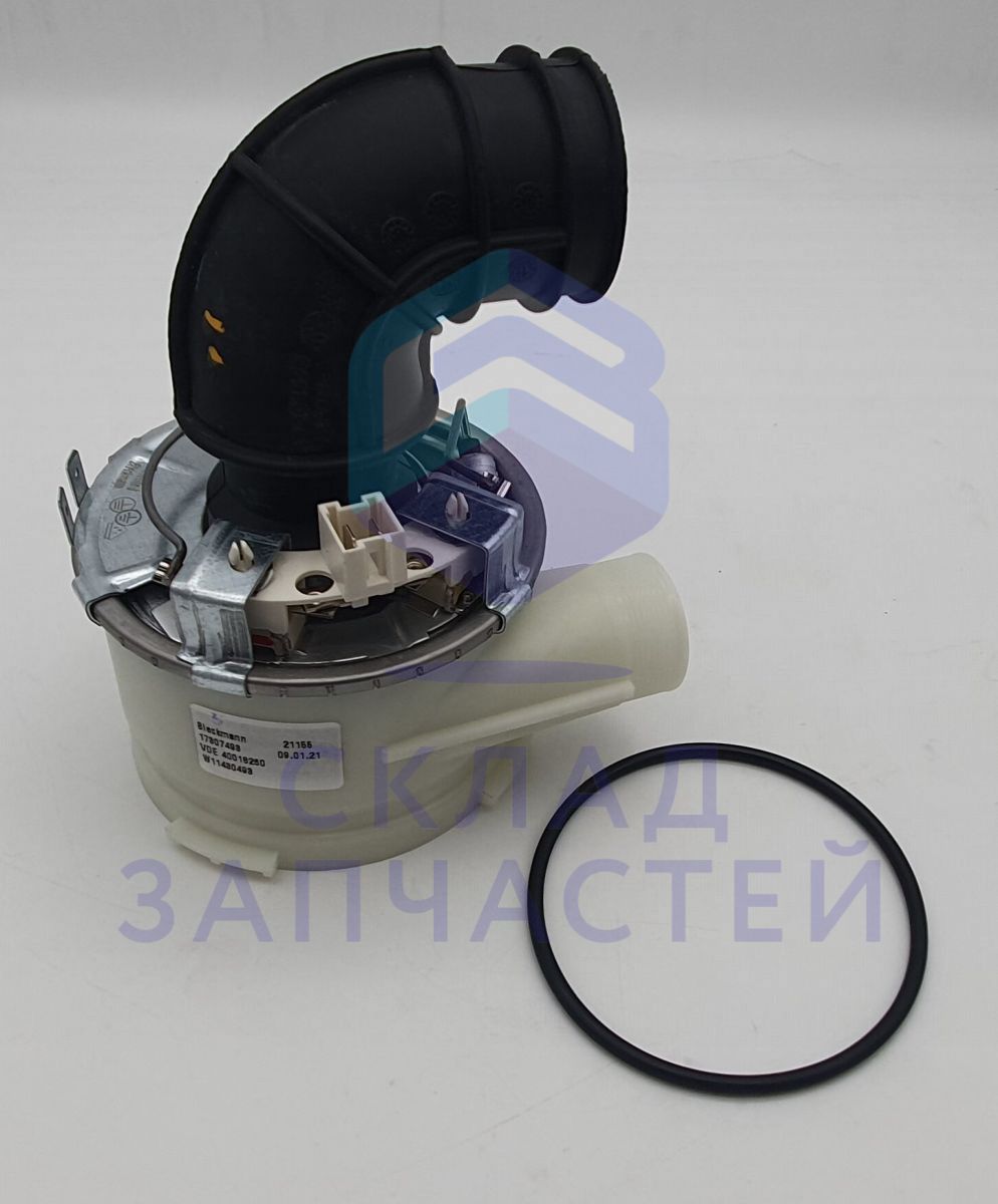 Тэн (нагревательный элемент) проточный для посудомоечной машины 1650W для Hotpoint-Ariston LTB 6B019 C EU
