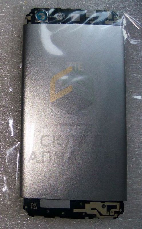 Крышка аккумулятора, серебристая для ZTE Blade X7/ZTE