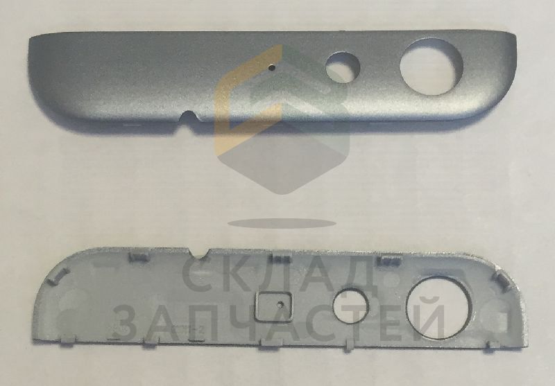 Верхеяя задняя пенель корпуса (серая) для ZTE Blade X7/ZTE