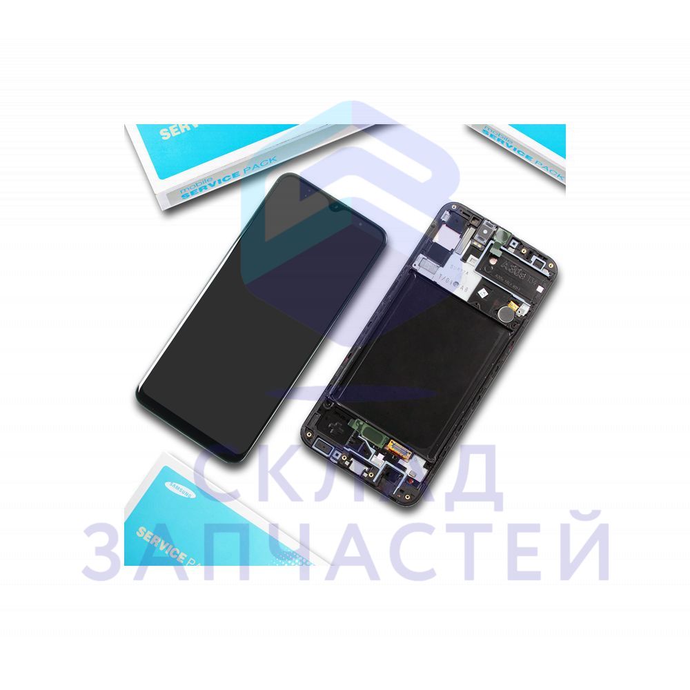 Дисплей в сборе (цвет: Black) для Samsung SM-A307FN/DS Galaxy A30s стоимость,  ремонт и замена по выгодным ценам.