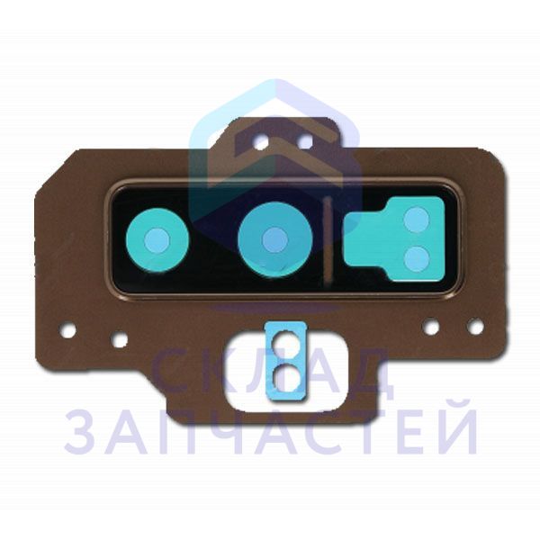 Защитное стекло камеры (цвет - Brown) для Samsung SM-N960F/DS