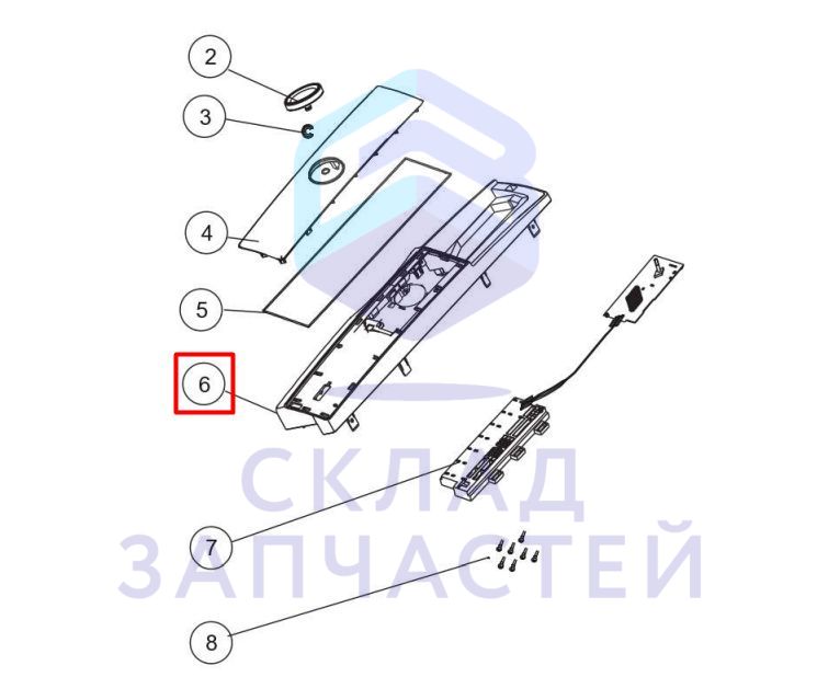 0020210303AAA Haier оригинал, передняя панель, панели управления