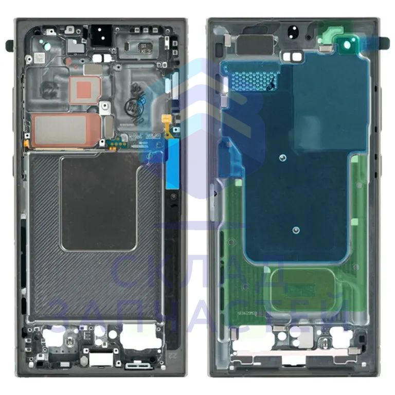 Средняя часть корпуса Black для Samsung Galaxy S24 Ultra 5G SM-S928B