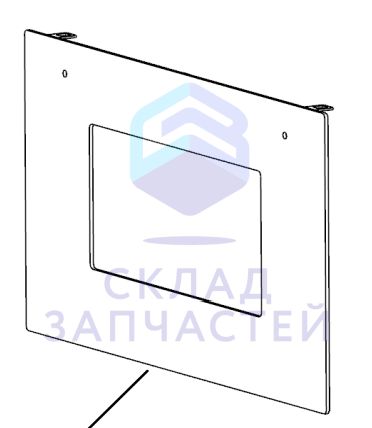 0530076735 Haier оригинал, стекло фронтальное духового шкафа