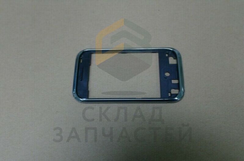Передняя панель (Metallic Silver) для Samsung GT-C3312 Champ Deluxe DUOS