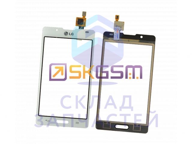 Сенсорная панель (touch/panel) (цвет - White), аналог для LG P710 Optimus L7 Dual