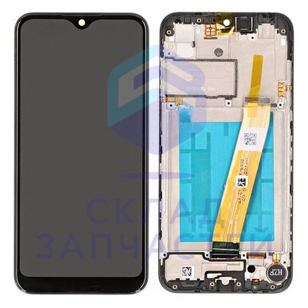 Изображение товара GH81-18597A Samsung оригинал, дисплей в сборе (широкий разьем коннектора на шлейфе) (цвет: black)