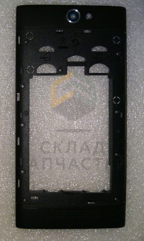 Задняя часть корпуса (Black) для Philips S396
