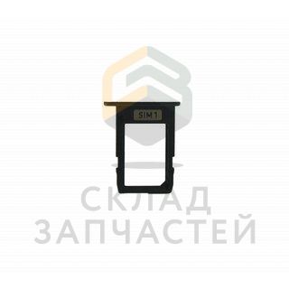 Слот для Sim карты и карты памяти Black, оригинал Samsung GH64-06463A