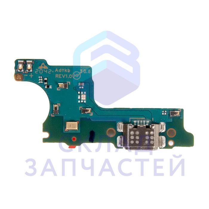 Изображение товара GH81-18598A Samsung оригинал, разъём microusb в сборе с микрофоном на плате