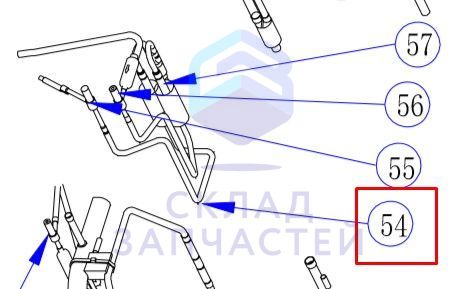 Труба в сборе для Haier AV10NMMEUA (AA99W0E2900)
