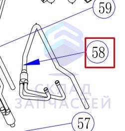 Труба в сборе для Haier AV10NMMEUA (AA99W0E2900)