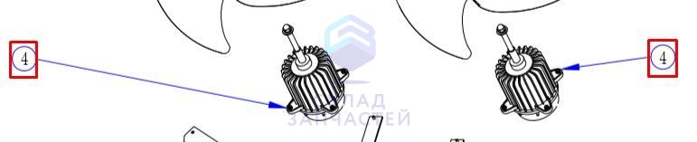 Двигатель для Haier AV10NMMEUA (AA99W0E2900)