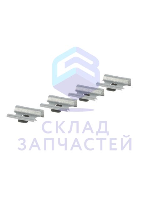 Изображение товара Зажим 4 штуки для уплотнителей дверей, оригинал Bosch 00620248