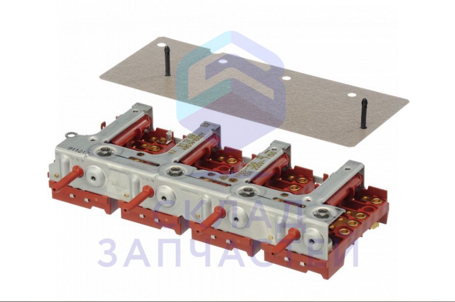 Блок переключателей режимов конфорки электроплиты для Bosch HSS272A/01
