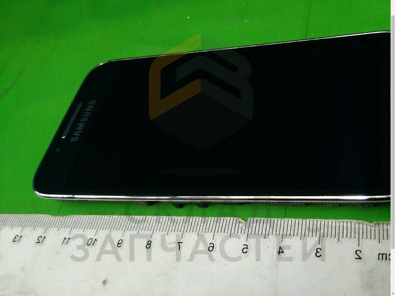 Дисплей (lcd) в сборе с сенсорным стеклом (тачскрином), кнопкой Home и передей панелью (Black) для Samsung SM-C101 GALAXY S4 zoom