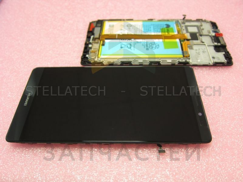 Сенсорное стекло в сборе передней панелью и компонентами для Huawei Mate 8 (NXT-L29A)