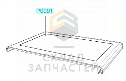Верхняя крышка в сборе для Samsung WF7450S9R