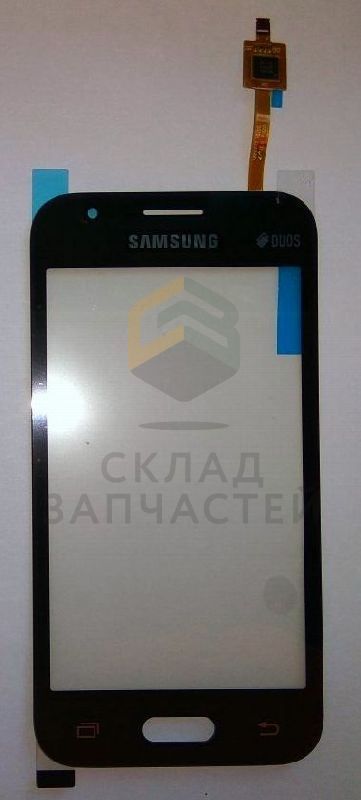 Сенсорное стекло (тачскрин) (Black) для Samsung SM-J105H/DS Galaxy J1 mini