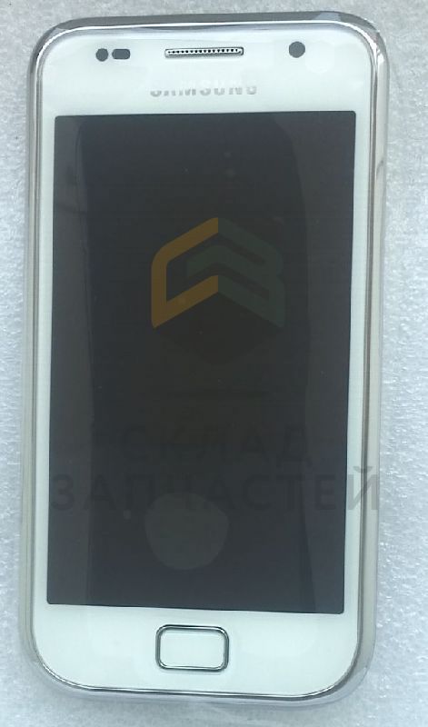 Передняя панель в сборе с сенсорным стеклом (тачскрином) и дисплеем (lcd) (Pure White) для Samsung GT-I9001 GALAXY S Plus