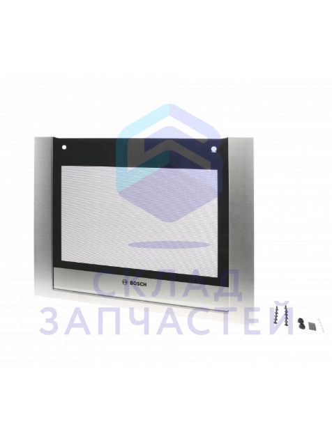 Фронтальное стекло нержавеющая сталь для Bosch HBG33B550W/01