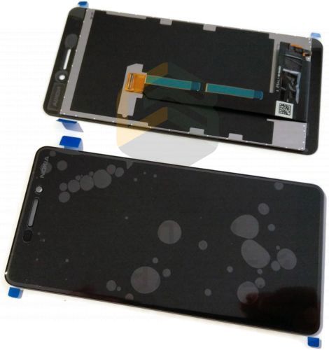 Дисплей в сборе с сенсорным стеклом (тачскрином) (цвет - Black) для Nokia 6 2018 (TA-1054)