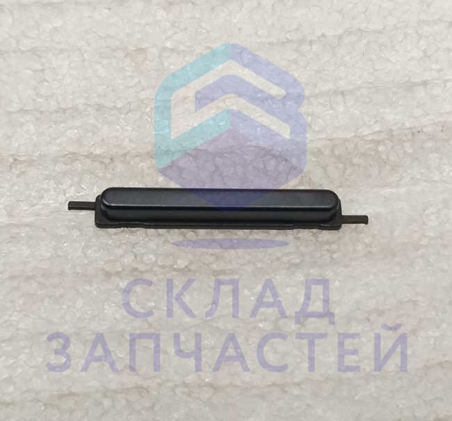 Изображение товара Оригинальная кнопка громкости Samsung GH98-48203A черная, толкатель